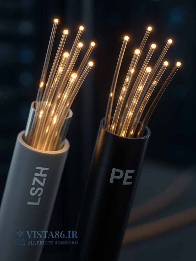 کابل فیبر نوری — راهنمای خرید، انواع، نصب و کاربردها