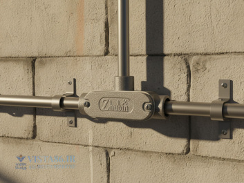 نصب کاندولت آلومینیومی ژوبین روی دیوار